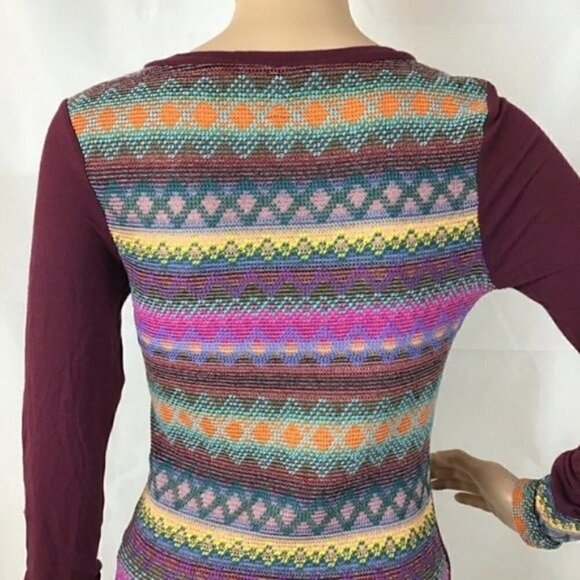 BKE Pieced Top Windsor Wine Mixed Fabric - Picture 4 of 7